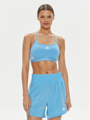 adidas Спортивний бюстгальтер Aeroreact Training IU1722 Блакитний adidas Спортивний бюстгальтер Aeroreact Training IU1722 Блакитний