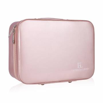 Кейс для косметики Patricia Ledo, розовый перламутр, 25*20*11 см
