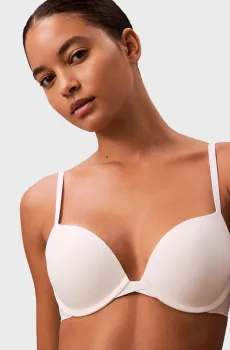 Женский белый бюстгальтер PUSH UP PLUNGE Белый 34DD Calvin Klein LV00QF7315