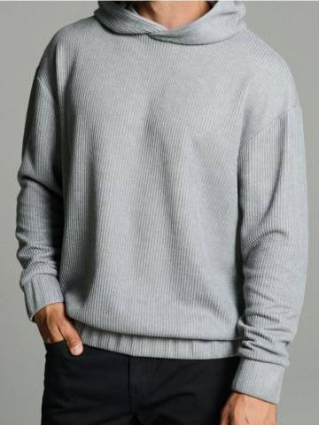 Світшот з домішкою віскози - сірий