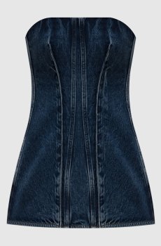 Синий джинсовый топ Form