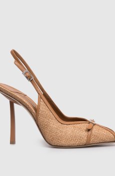 Коричневые слингбеки Vittoria из рафии