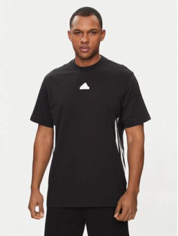 adidas Футболка Future Icons 3-Stripes IR9166 Чорний Loose Fit adidas Футболка Future Icons 3-Stripes IR9166 Чорний Loose Fit
