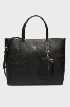 Женская черная сумка ICON Черный ONESIZE Tommy Hilfiger AW0AW17684