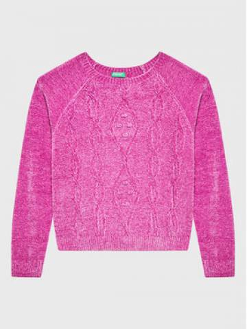 United Colors Of Benetton Светр 1027C101P Рожевий Regular Fit United Colors Of Benetton Светр 1027C101P Рожевий Regular Fit