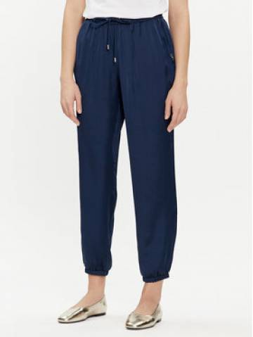 Liu Jo Штани з тканини TA4253 T3810 Cиній Relaxed Fit Liu Jo Штани з тканини TA4253 T3810 Cиній Relaxed Fit