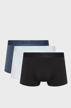 Мужские боксеры (3 шт) LOW RISE TRUNK Разноцветный S Calvin Klein 000NB3651A
