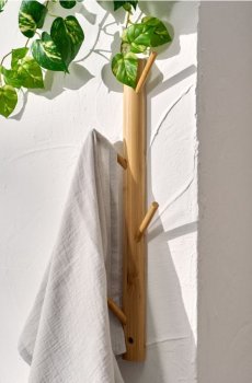 Вішалка для одягу - бежевий