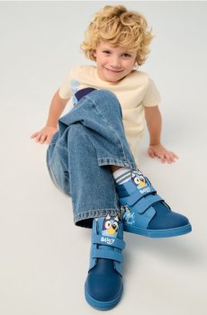 Черевики на липучках Bluey - індиго