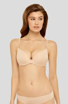 Женский бежевый бюстгальтер Бежевый 75D MARC&ANDRE S8-1656