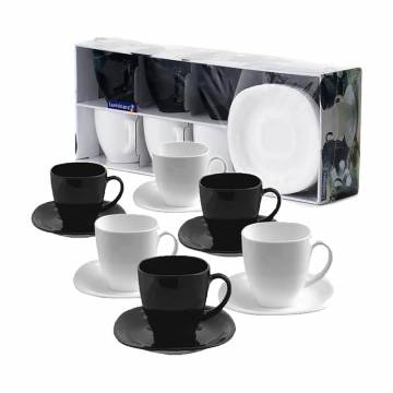 Чайный сервиз Luminarc Carine Black & White, 12 предметов (D2371) Чайный сервиз Luminarc Carine Black & White, 12 предметов (D2371)