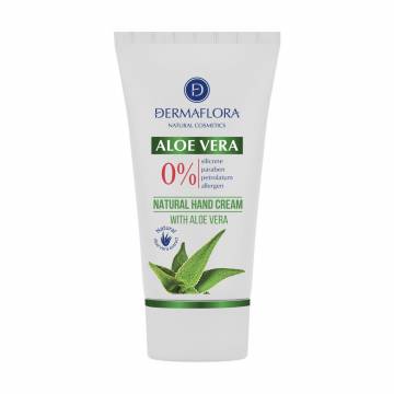 Крем для рук Dermaflora Natural Hend Cream Aloe Vera, 50 мл Крем для рук Dermaflora Natural Hend Cream Aloe Vera, 50 мл