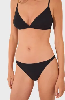 Женские черные трусики Черный L womensecret 4982584