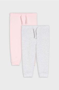 Трикотажні джогери, 2 пари - рожевий