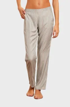 Женские голубые брюки в полоску GERTY Голубой L Etam 6530758