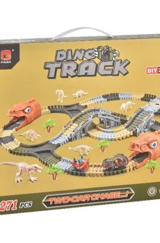 Детский трек PAIJIA Динозавры, от 3 лет, 271 шт (AJ030994)
