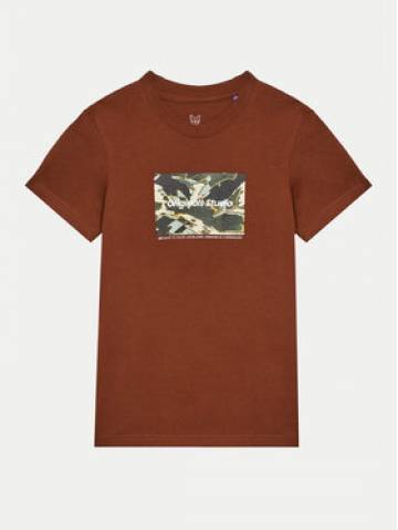 Jack&Jones Junior Футболка Vesterbro 12267453 Коричневий Standard Fit Jack&Jones Junior Футболка Vesterbro 12267453 Коричневий Standard Fit