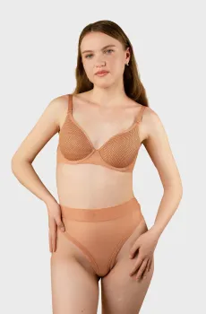 Женский бежевый бюстгальтер Бежевый 70H brabrabra SLZ26201208