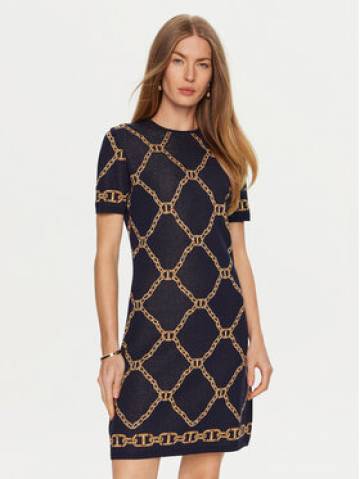 TWINSET Трикотажна сукня 241TP3523 Cиній Regular Fit TWINSET Трикотажна сукня 241TP3523 Cиній Regular Fit