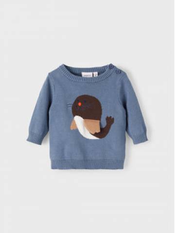 NAME IT Светр 13209866 Голубий Regular Fit NAME IT Светр 13209866 Голубий Regular Fit