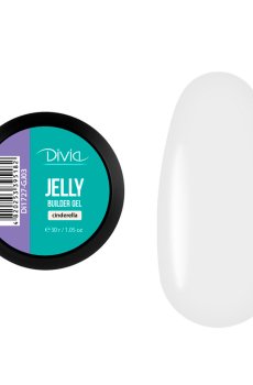 Гель для наращивания ногтей Divia Jelly Builder Gel GJ03 Cinderella, 30 г