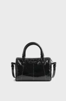 Женская черная кожаная сумка Sunny XS Vibe Черный ONESIZE ZADIG&VOLTAIRE LWBA04173_BLACK