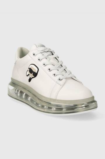 Кожаные кроссовки Karl Lagerfeld KAPRI KUSHION цвет белый KL62630N Кожаные кроссовки Karl Lagerfeld KAPRI KUSHION цвет белый KL62630N