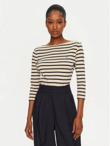 Tommy Hilfiger Блузка New Cody WW0WW40589 Бежевий Slim Fit Tommy Hilfiger Блузка New Cody WW0WW40589 Бежевий Slim Fit