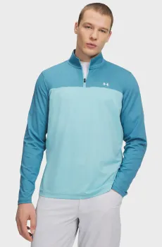 Мужская голубая спортивная кофта UA T2G 1/4 Zip Голубой XL Under Armour 6010129-466