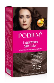 Безаммиачная крем-краска для волос Podium Inspiration Silk Color 515 Морозный шоколад, 150 мл