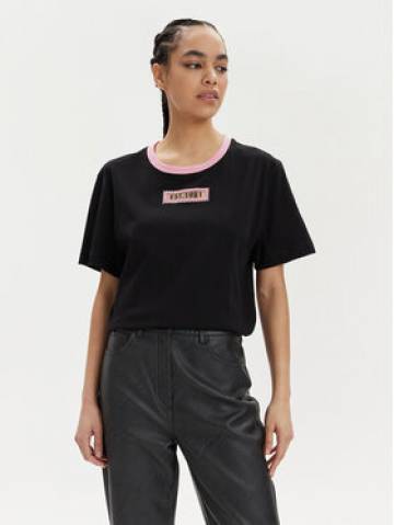 Guess Футболка Ss Cn Mesh Triangle W4GI35 JA914 Чорний Regular Fit Guess Футболка Ss Cn Mesh Triangle W4GI35 JA914 Чорний Regular Fit