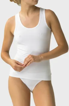 Женская белая майка Белый L Atlantic CLV-002