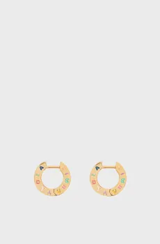 Женские золотистые серьги Золотой ONESIZE Bimba Y Lola 251BAA223.10140