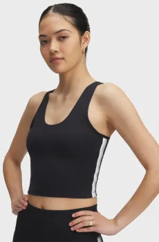 Женский черный топ UA Motion Sport Tape Tank Черный L Under Armour 6005844-006