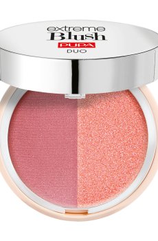Двойные компактные румяна Pupa Extreme Blush Duo 110 Radiant Amarant Glow Watermelon, 4 г