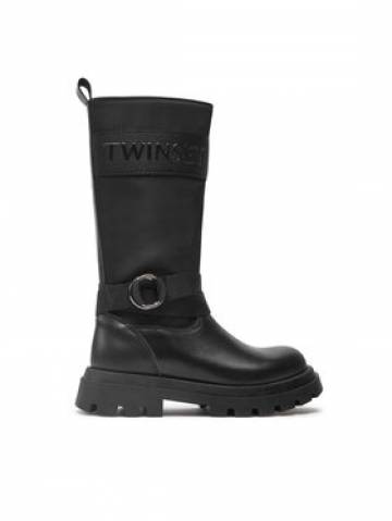 TWINSET Чоботи Stivale 242GCJ M Чорний TWINSET Чоботи Stivale 242GCJ M Чорний