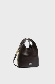 Женская коричневая кожаная сумка Коричневый ONESIZE Bimba Y Lola 252BBAJ7Z.13634