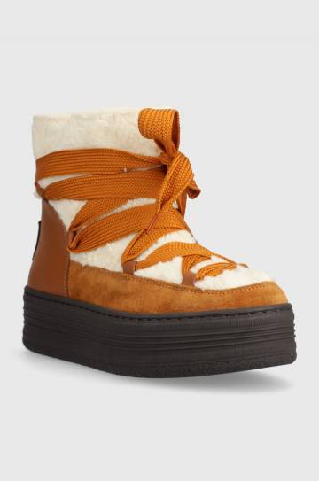 Зимние сапоги Steve Madden Haddy цвет коричневый SM11002774 Зимние сапоги Steve Madden Haddy цвет коричневый SM11002774