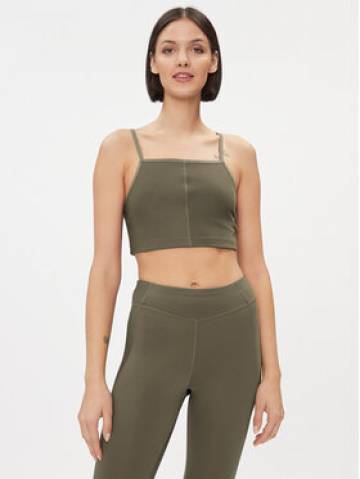 Reebok Топ Yoga Performance IM4045 Зелений Fitted Fit Reebok Топ Yoga Performance IM4045 Зелений Fitted Fit