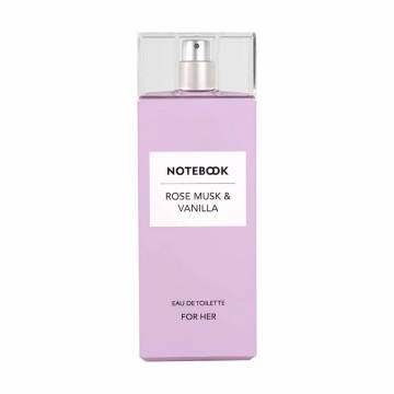 Notebook Rose Musk & Vanilla For Her Туалетная вода женская, 100 мл Notebook Rose Musk & Vanilla For Her Туалетная вода женская, 100 мл
