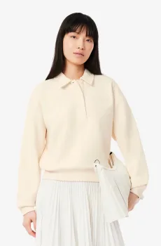 Женская бежевая толстовка. Бежевый 34 Lacoste SF0351XFJ