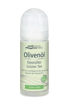 Шариковый дезодорант Оlivenol Deoroller Зеленый чай, женский, 50 мл