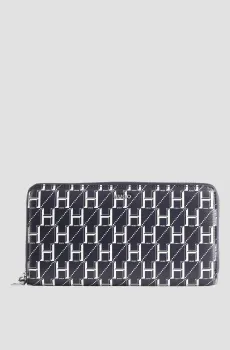 Женский темно-синий кошелек с узором Синий ONESIZE HUGO 50466958;965