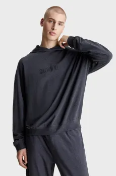 Мужское темно-серое худи Серый L Calvin Klein 000NM2569E