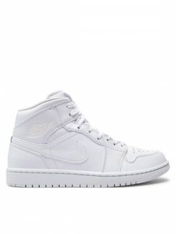 Nike Снікерcи Air Jordan 1 Mid 554724 136 Білий Nike Снікерcи Air Jordan 1 Mid 554724 136 Білий