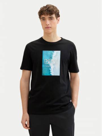 Tom Tailor Denim Футболка 1042045 Чорний Regular Fit Tom Tailor Denim Футболка 1042045 Чорний Regular Fit