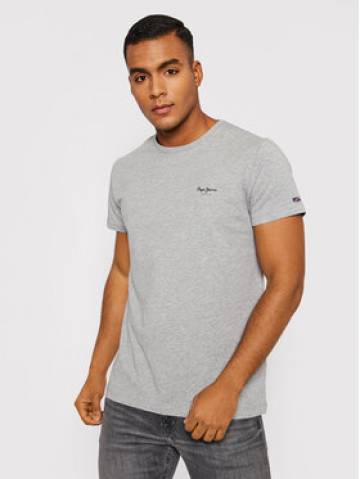 Pepe Jeans Футболка Original Basic 3 N PM508212 Сірий Slim Fit Pepe Jeans Футболка Original Basic 3 N PM508212 Сірий Slim Fit