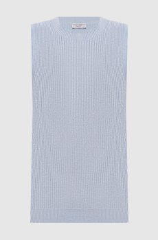 Голубой топ