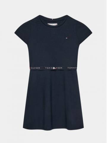 Tommy Hilfiger Повсякденна сукня Essential Skater KG0KG07776 D Cиній Regular Fit Tommy Hilfiger Повсякденна сукня Essential Skater KG0KG07776 D Cиній Regular Fit