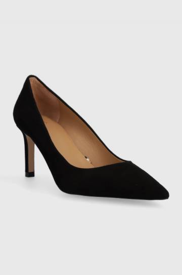 Замшевые туфли BOSS Janet Pump 70-S_N цвет чёрный 50498810 Замшевые туфли BOSS Janet Pump 70-S_N цвет чёрный 50498810